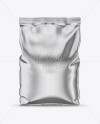 Metallic Bag Mockup - Front View