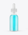 Frosted Glass Dropper Bottle Mockup