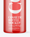 Color Plastic Cosmetic Bottle Mockup Color Plastic Cosmetic Bottle Mockup