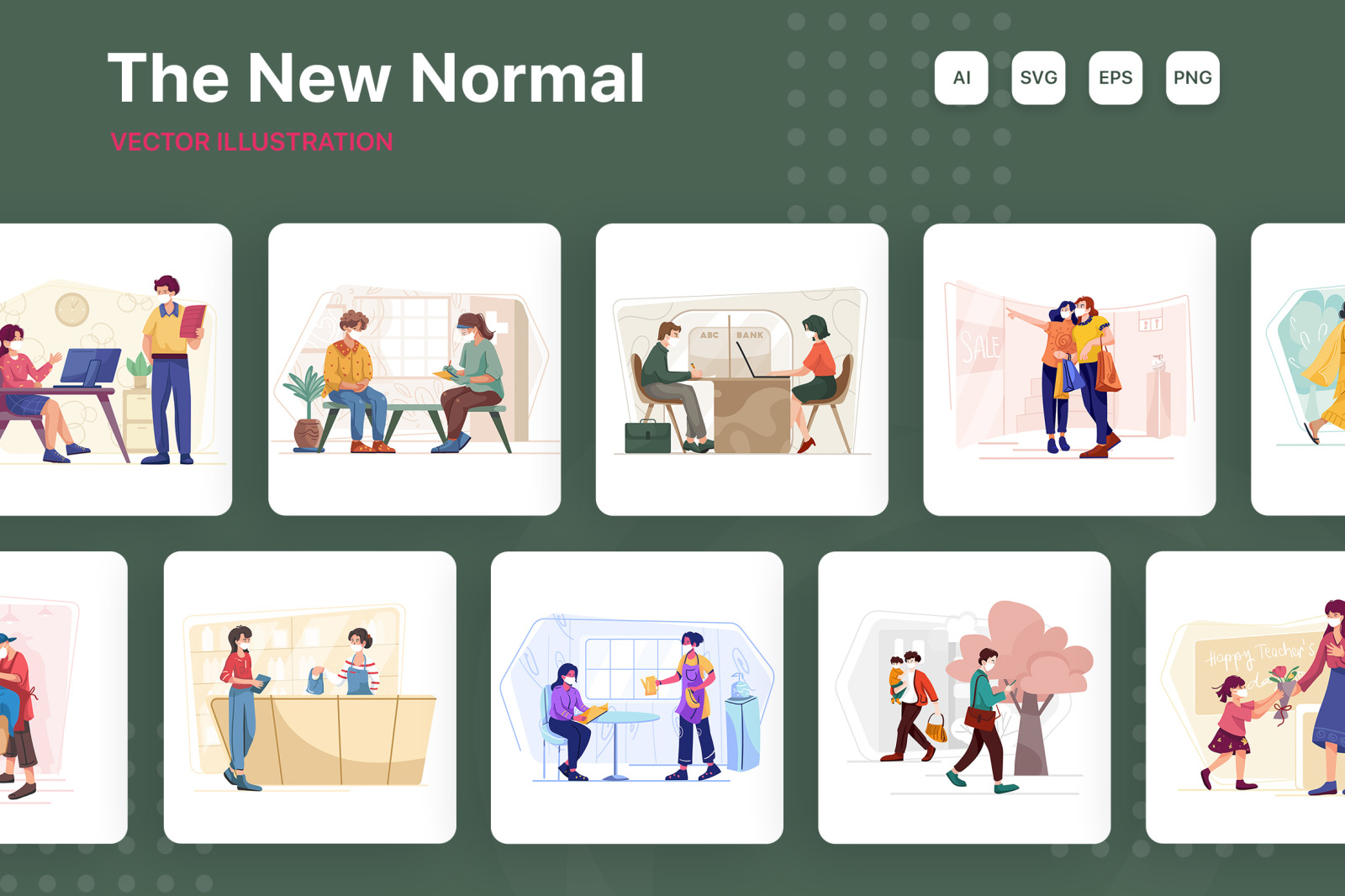 M272_ The New Normal Illustrations