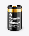 Glossy Thermo Cup Mockup