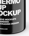 Glossy Thermo Cup Mockup