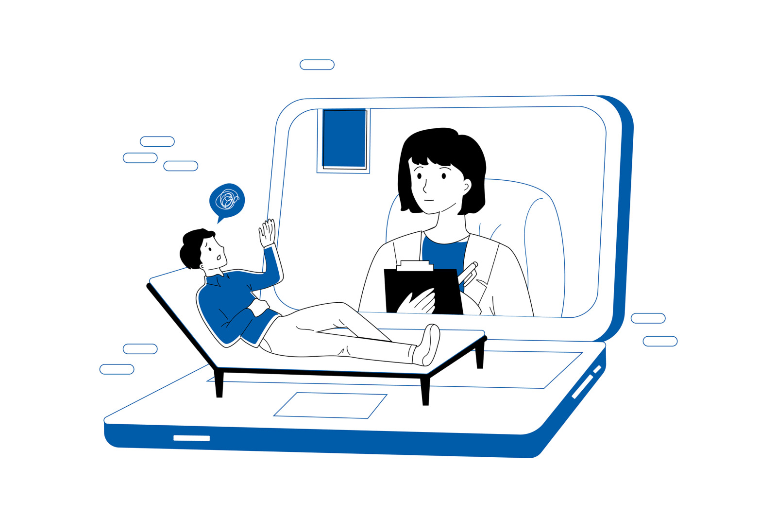 M269_ Online Doctor Illustrations M269_ Online Doctor Illustrations