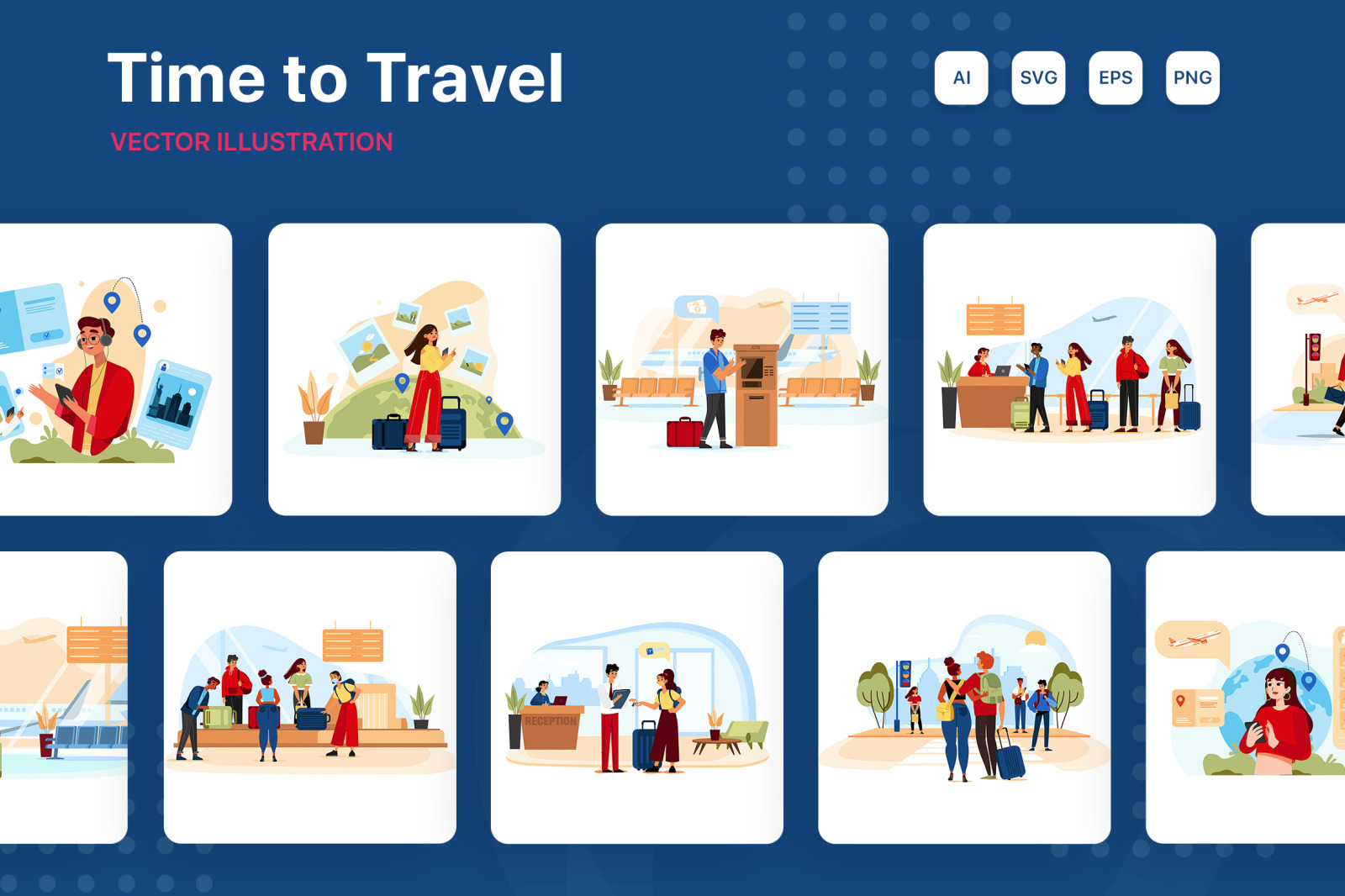 M261_ Time to travel Illustrations