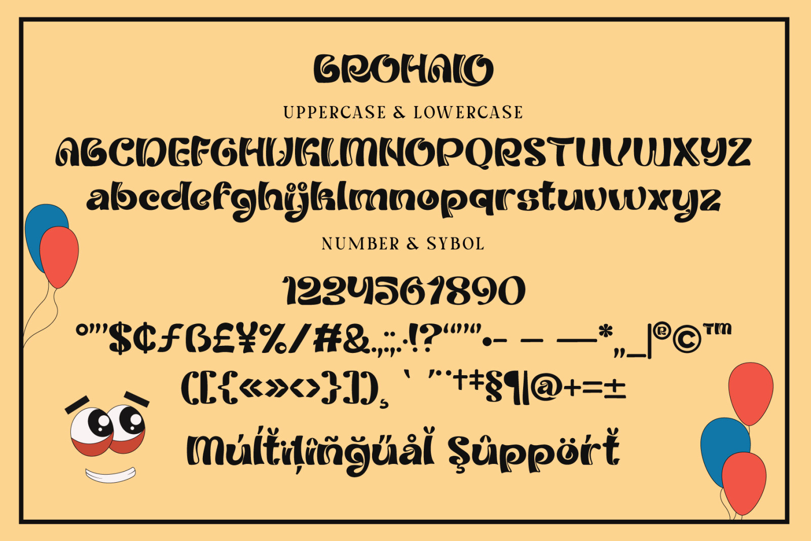 Brohalo Font