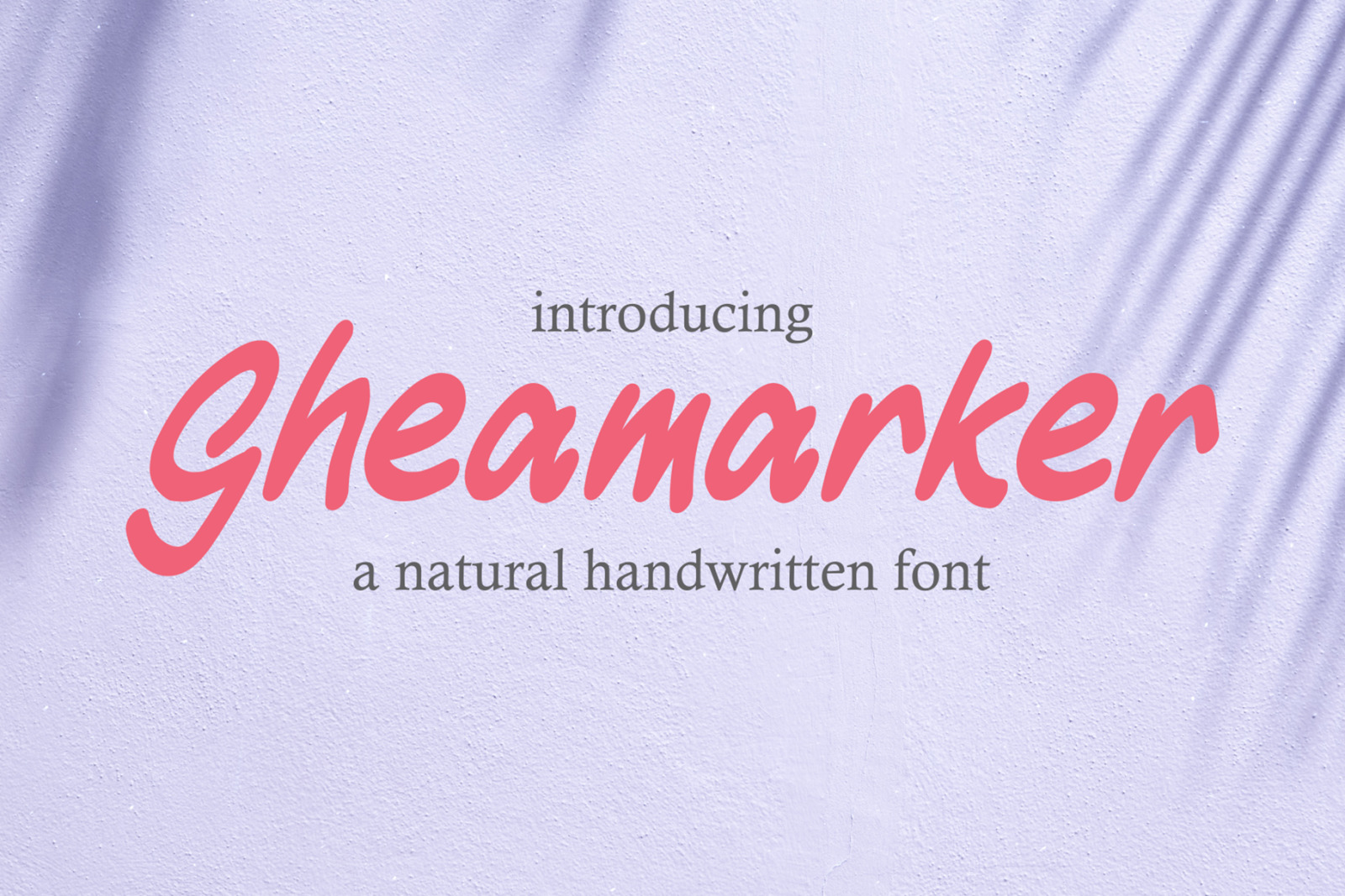 Gheamarker - Italic Handwritten