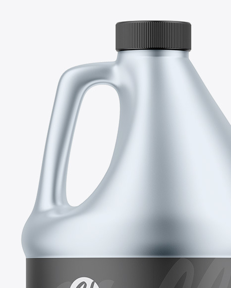 Metallic Jerry Can Mockup