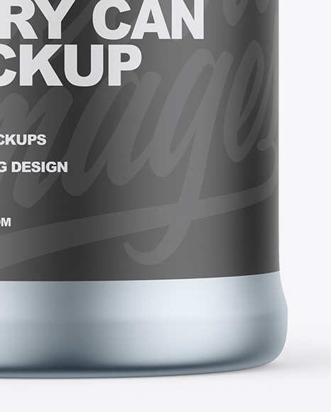 Metallic Jerry Can Mockup