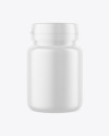 Matte Pills Jar Mockup