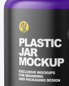 Matte Pills Jar Mockup