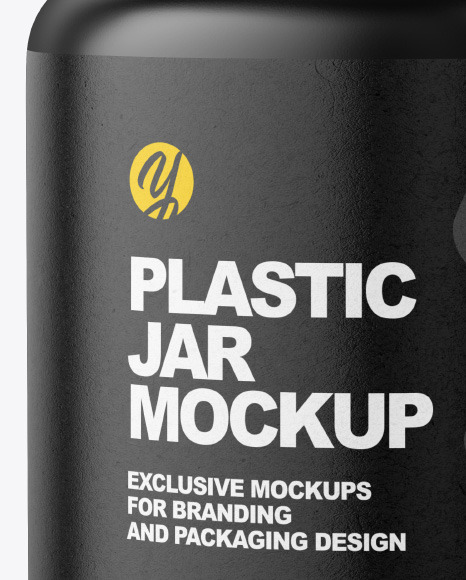 Matte Pills Jar Mockup