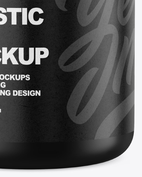 Matte Pills Jar Mockup
