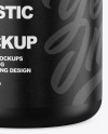 Matte Pills Jar Mockup