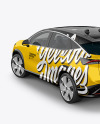 Electric Crossover SUV - Back Half Side View