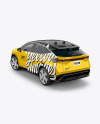 Electric Crossover SUV - Back Half Side View