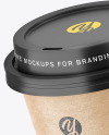 Kraft Coffee Cup Mockup