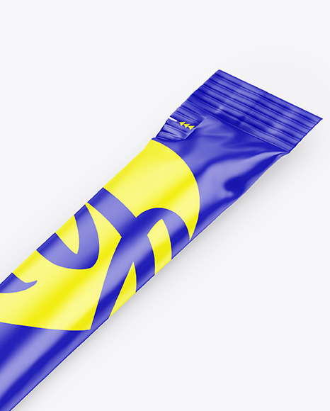 Matte Stick Sachet Mockup