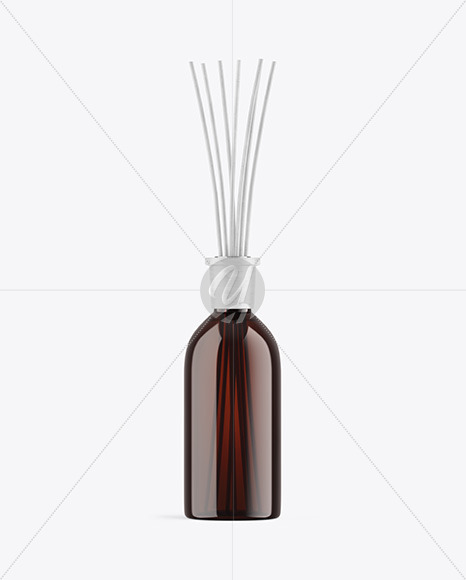 Amber Diffuser Bottle Mockup