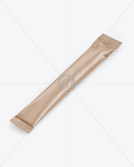 Kraft Stick Sachet Mockup