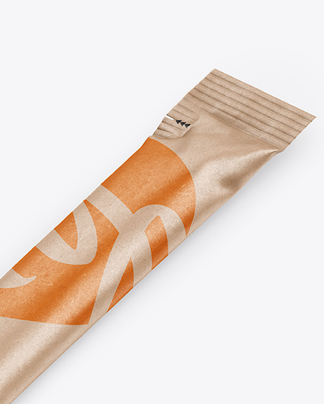 Kraft Stick Sachet Mockup