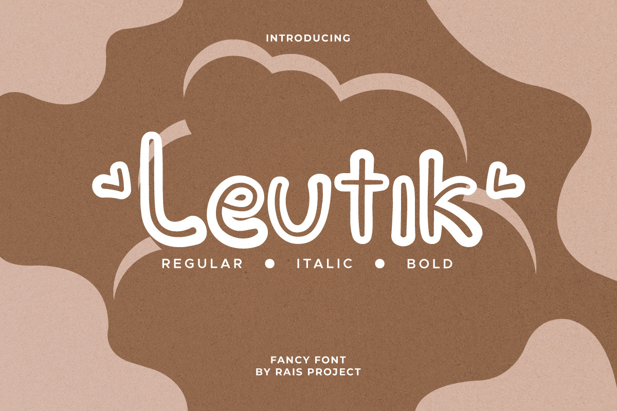 Leutik Decorative Font Leutik Decorative Font