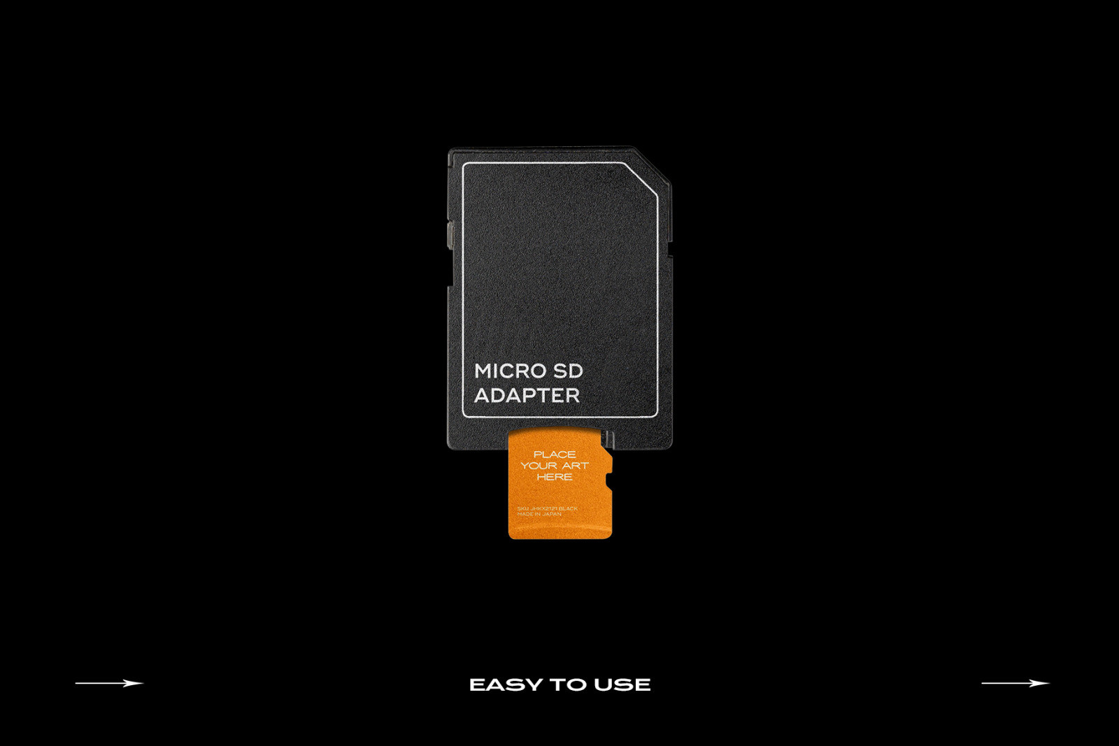 Memory Card Mockup Template Micro SD Bundle