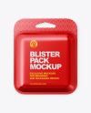 Metallic Blister Package Mockup