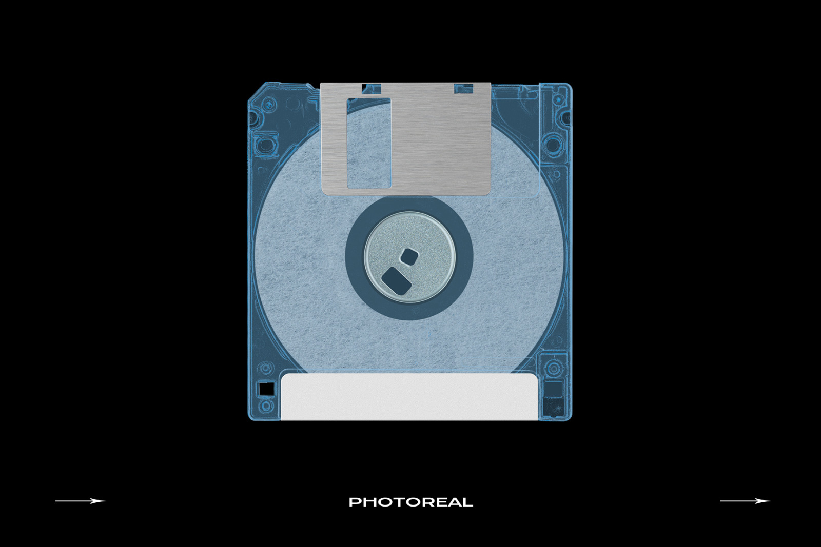 Floppy Disk Mockup Template Bundle