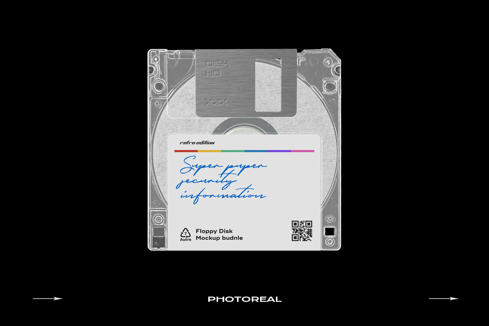 Floppy Disk Mockup Template Bundle Floppy Disk Mockup Template Bundle