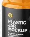 Glossy Pills Jar Mockup