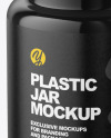 Glossy Pills Jar Mockup