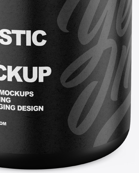 Matte Pills Jar Mockup