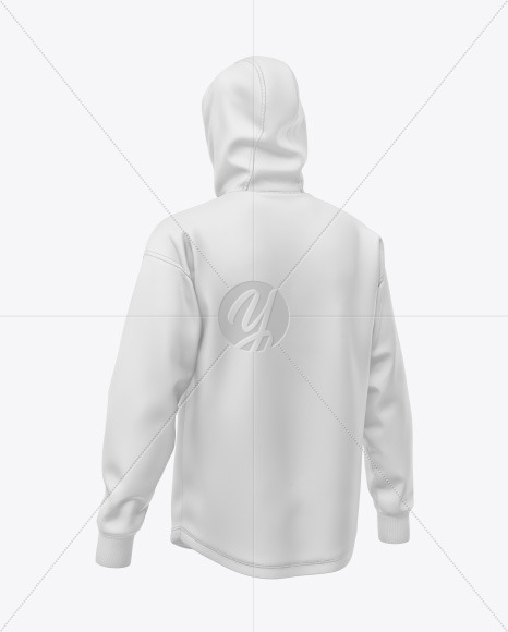 Hooded Windbreaker Jacket Mockup