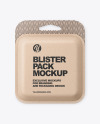 Kraft Paper Blister Package Mockup