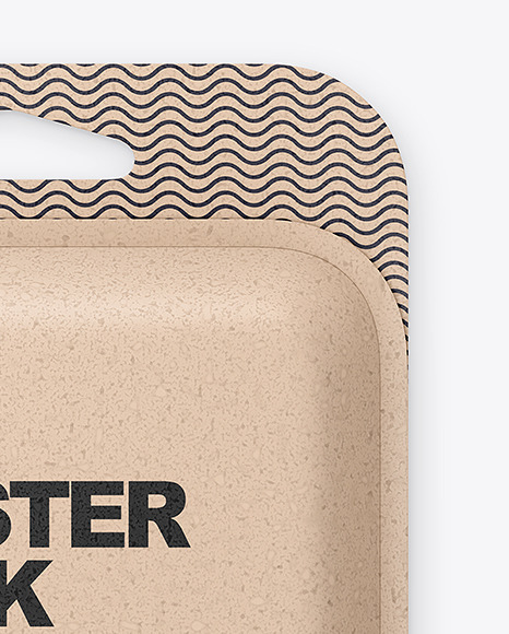 Kraft Paper Blister Package Mockup