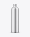 Matte Metallic Bottle Mockup