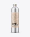 Matte Metallic Bottle Mockup