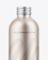 Matte Metallic Bottle Mockup