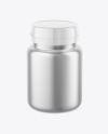 Metallic Pills Jar Mockup
