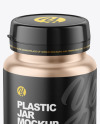 Metallic Pills Jar Mockup