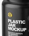 Metallic Pills Jar Mockup