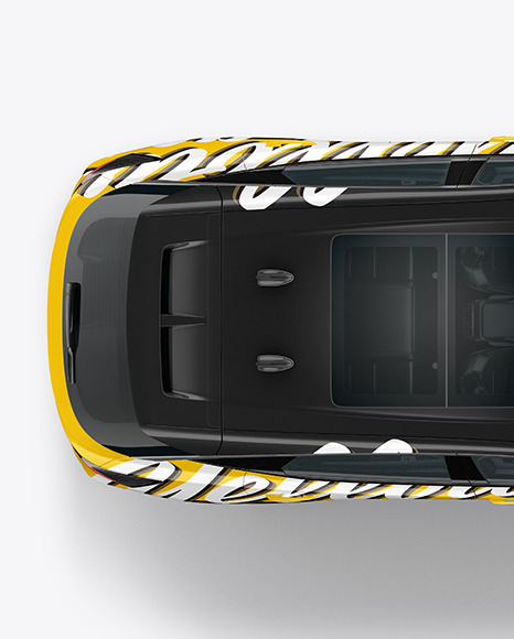 Electric Crossover SUV - Top View