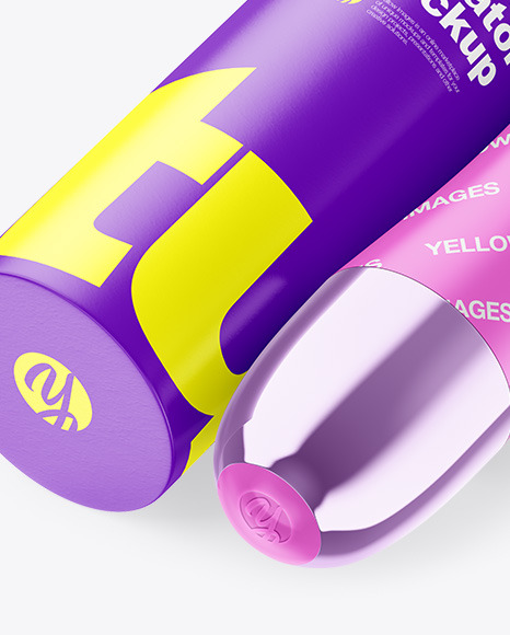 Matte Tube w/ Vibrator Mockup