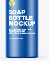 Matte Soap Bottle with Pump Mockup