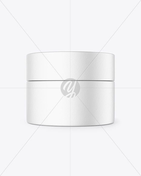 Paper Cosmetic Jar Mockup