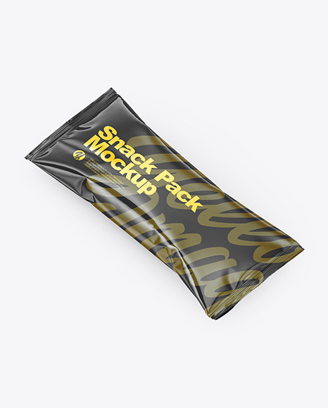 Glossy Snack Pack Mockup