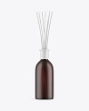 Frosted Amber Diffuser Bottle Mockup