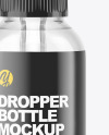 Glass Dropper Bottle Mockup