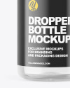 Glass Dropper Bottle Mockup