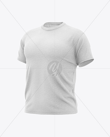 Men's T-Shirt Mockup - Half Side View